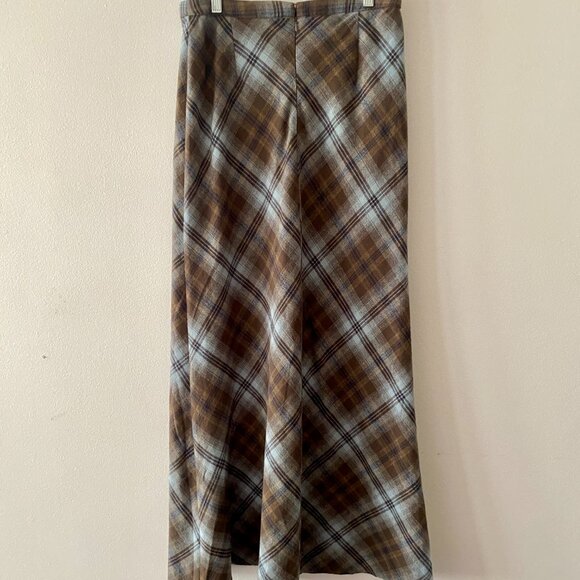 NWT Blu Pepper Tartan Plaid Maxi Skirt, Size L - Picture 4 of 7